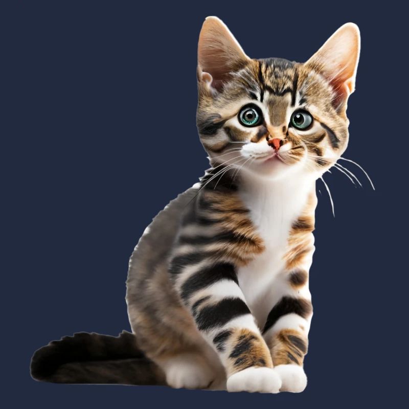 Giovane gatto sveglio