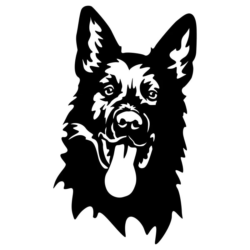 German Shepherd Head