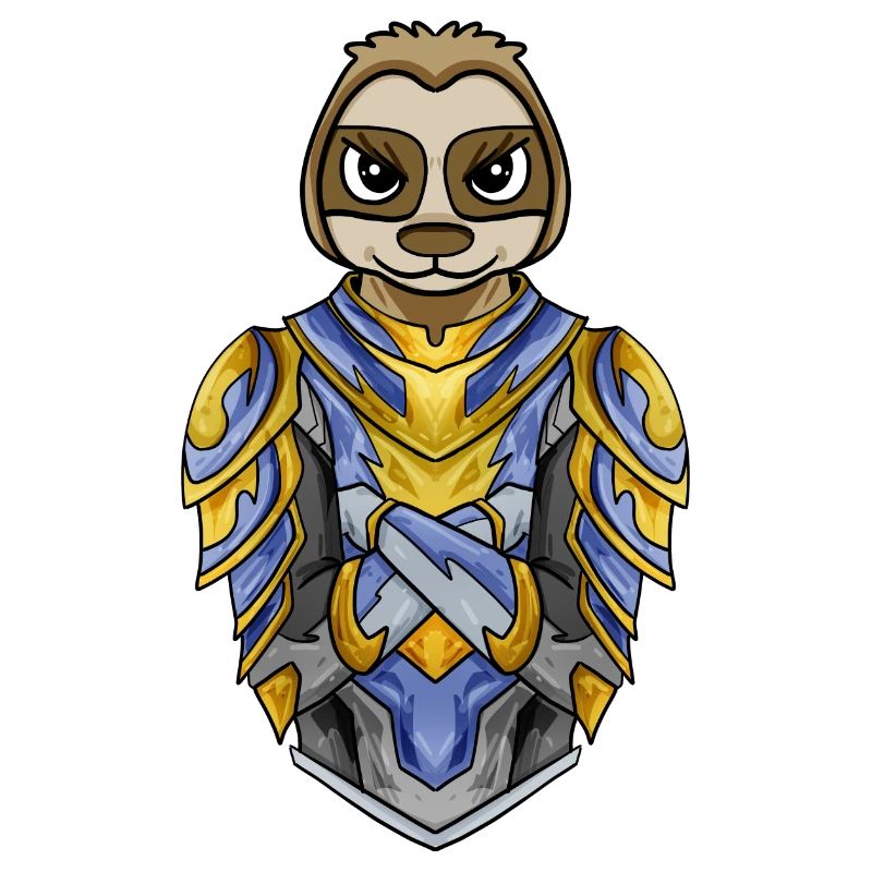 Knight Sloth cool