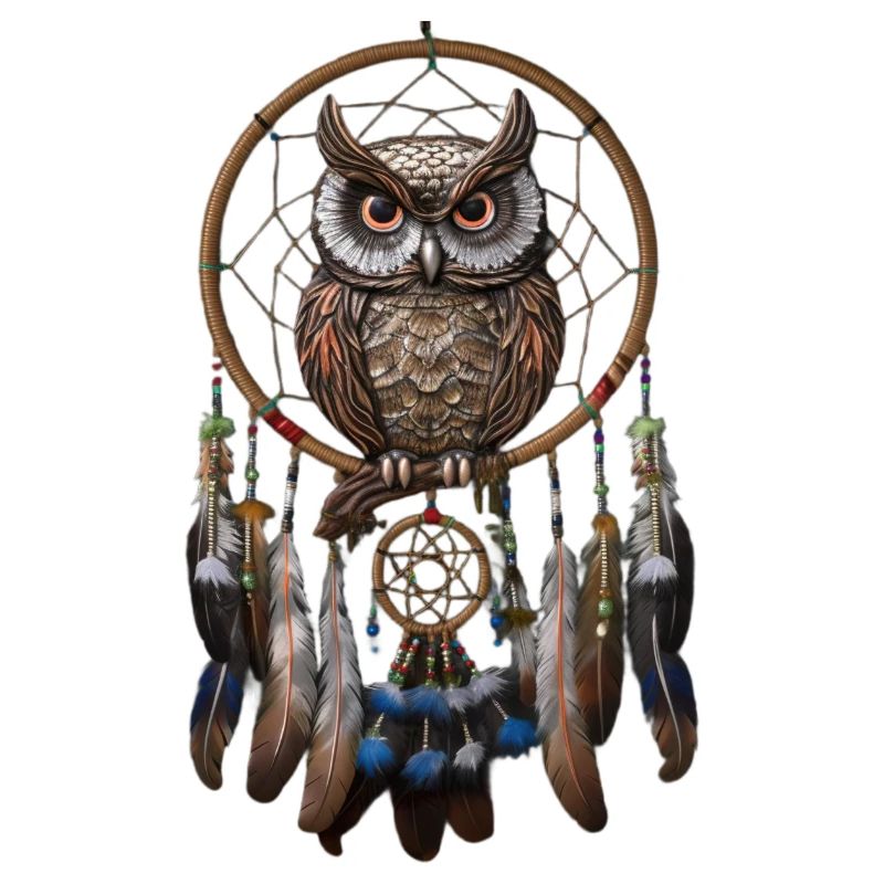 Eule Traumfänger Vogel Federn
