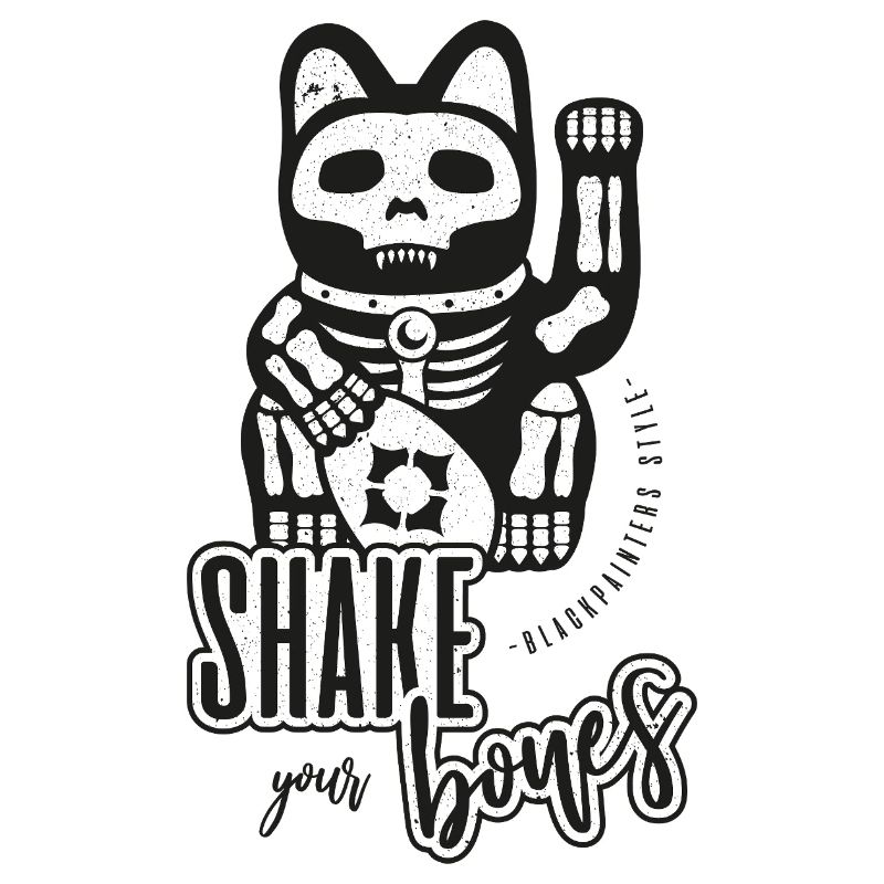 Skelett Winkekatze - Shake your Bones