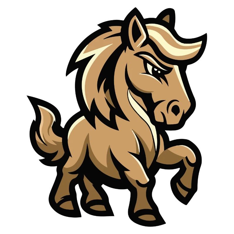 Bande dessinée de cheval