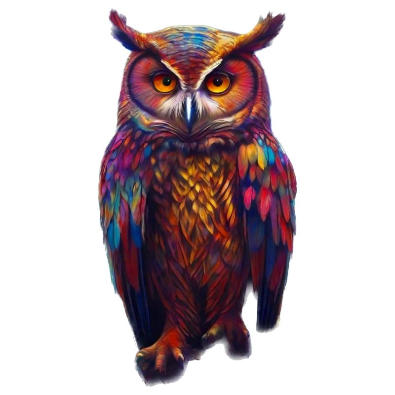 Bunte Eule