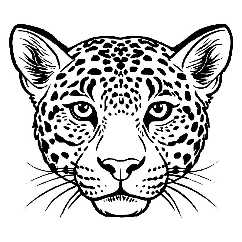 Leopardengesicht