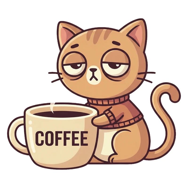 Kätzchen Kaffee Charm