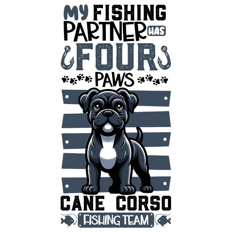 Pêche et Cane Corso