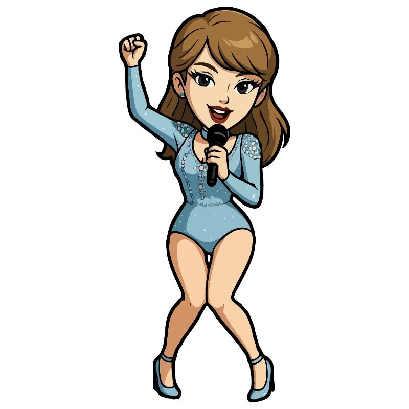 Singer Dancer Cartoon