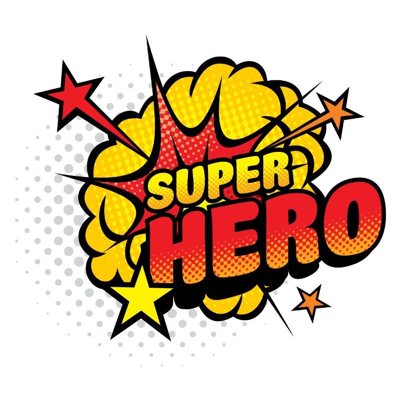 Superhelden Comic Explosion