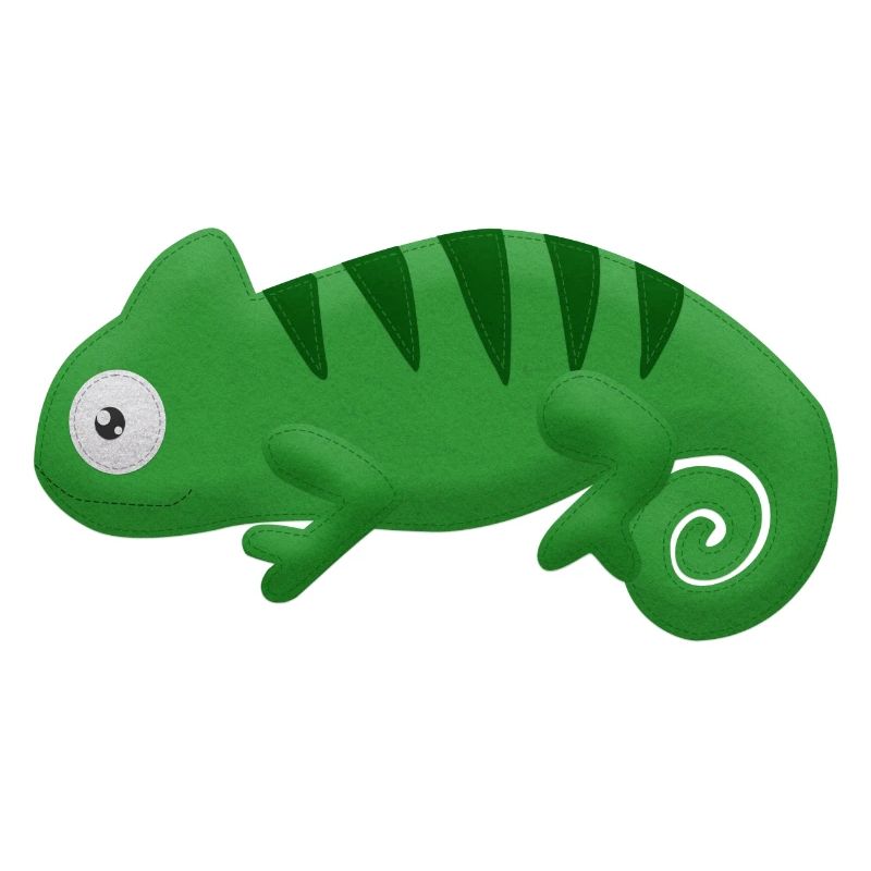 Felt Chameleon