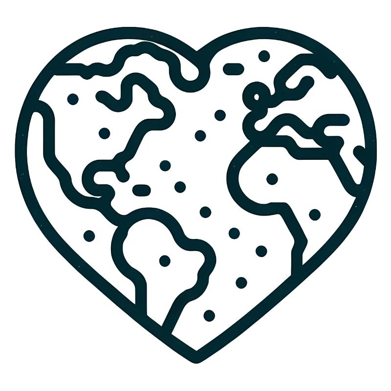 Heart-Shaped Earth