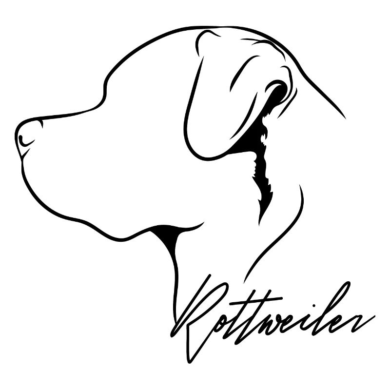 Rottweiler Profil Hunde Hund Wilsigns