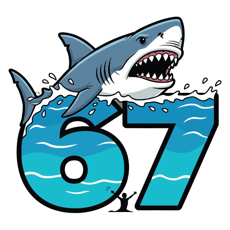 Shark Over 67 Wave Burst