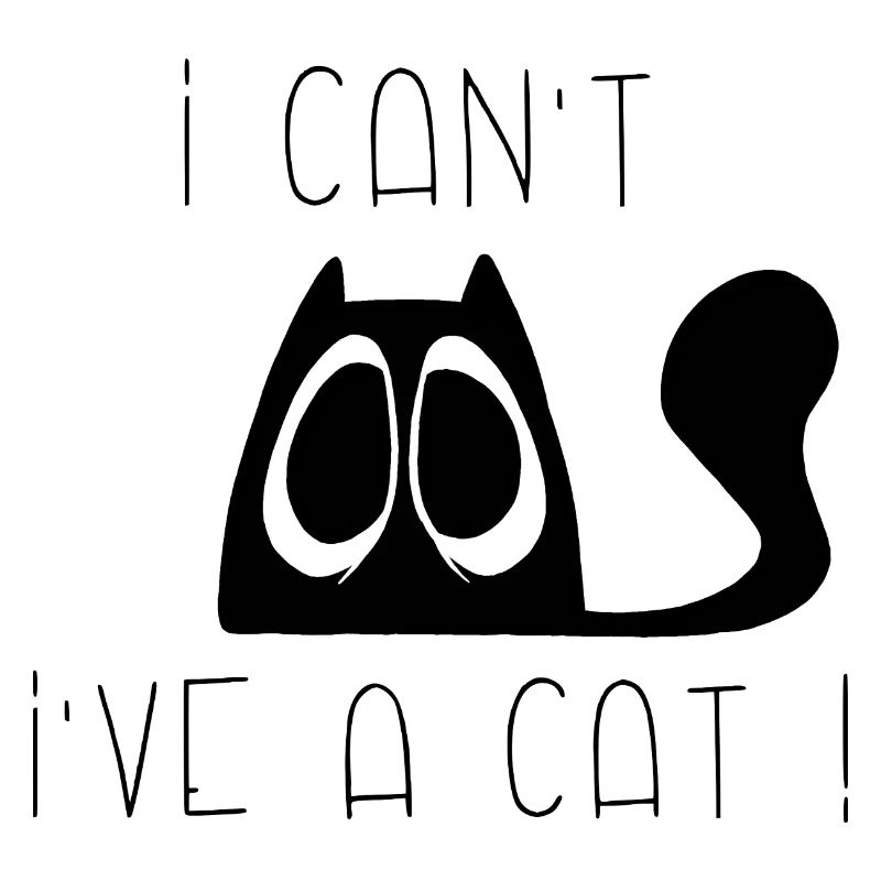 I can't, I've a cat sad!