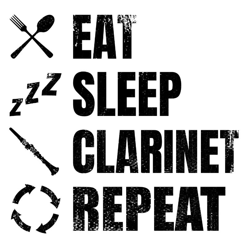 Klarinettist Tägliche Routine