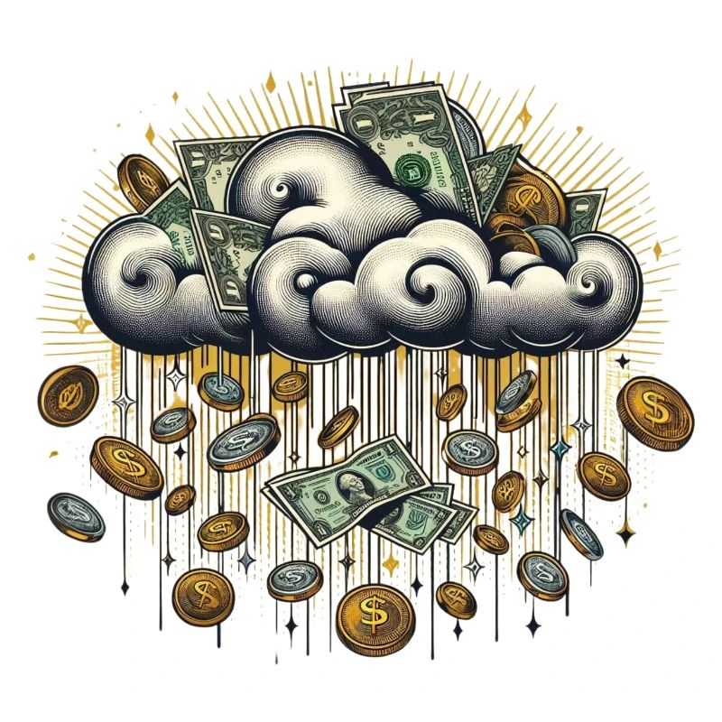 Regen von Geld ☁️💸💸