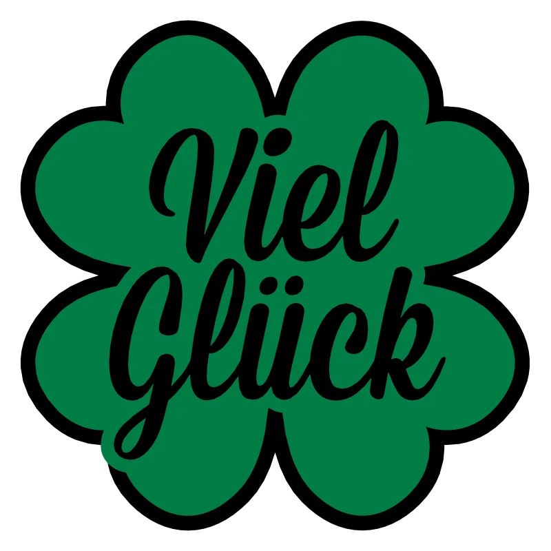 Viel Glück Kleeblatt