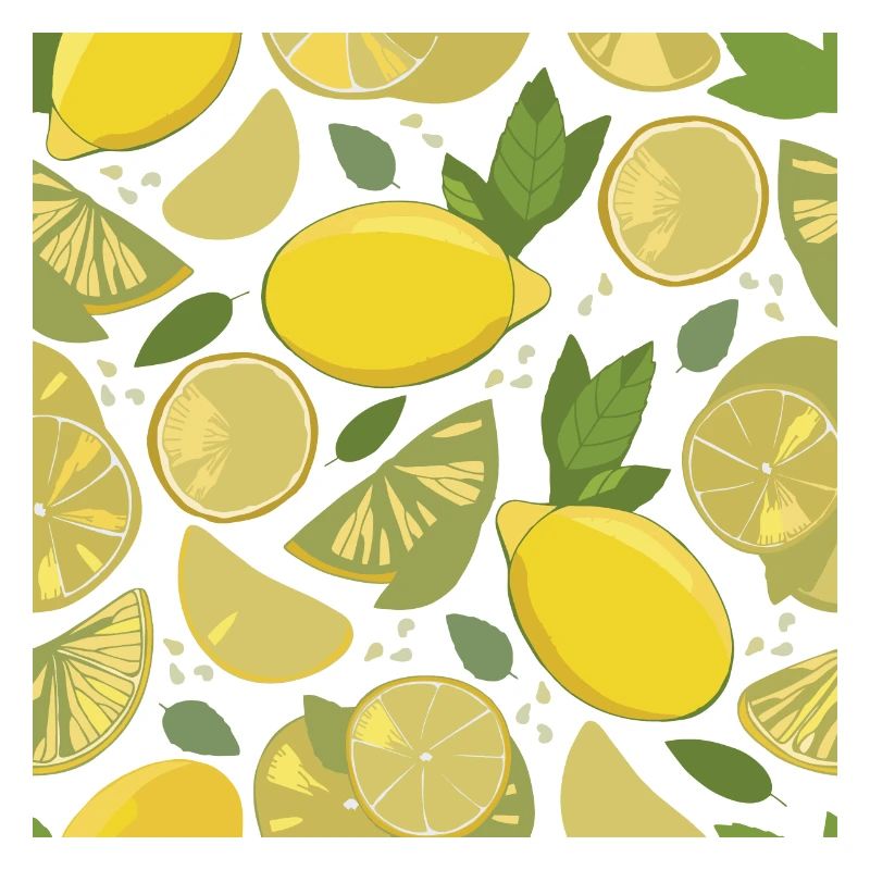 Lemon design with a fresh effect