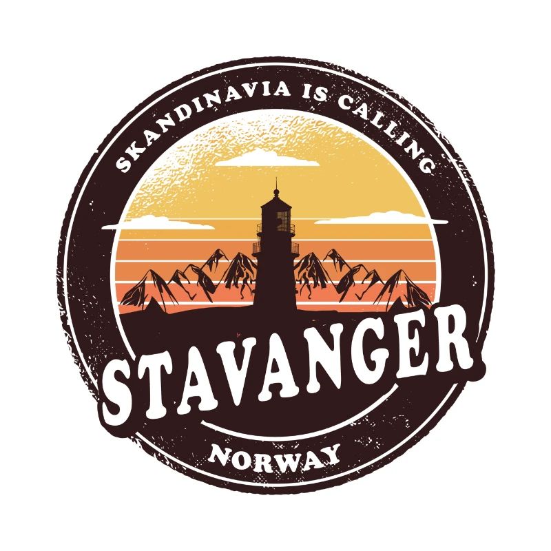 Stavanger Leuchtturm Norwegen Design