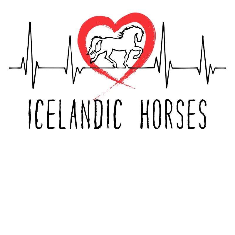 Islandpferde Statement Herz Pferde Pferdeliebe