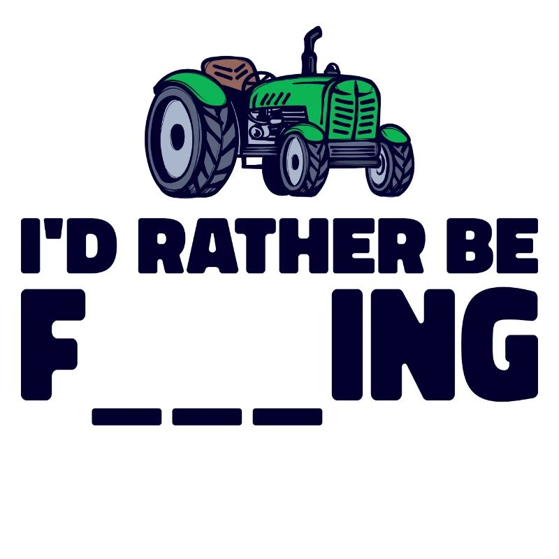 Farm Tractor Statement Agriculture Field