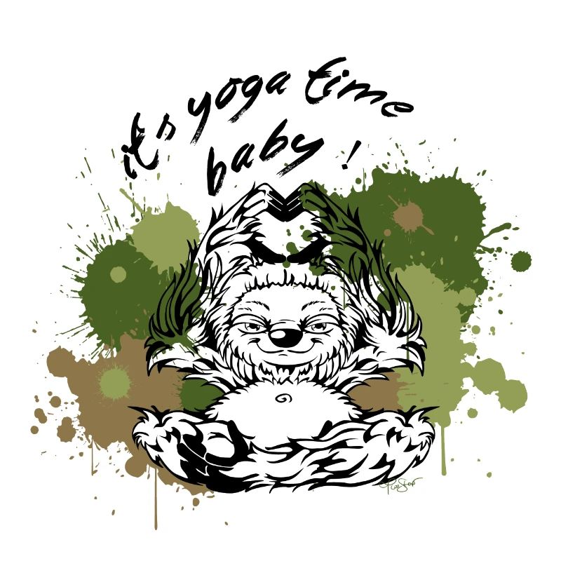 Faultier Sloth Yoga time Nature