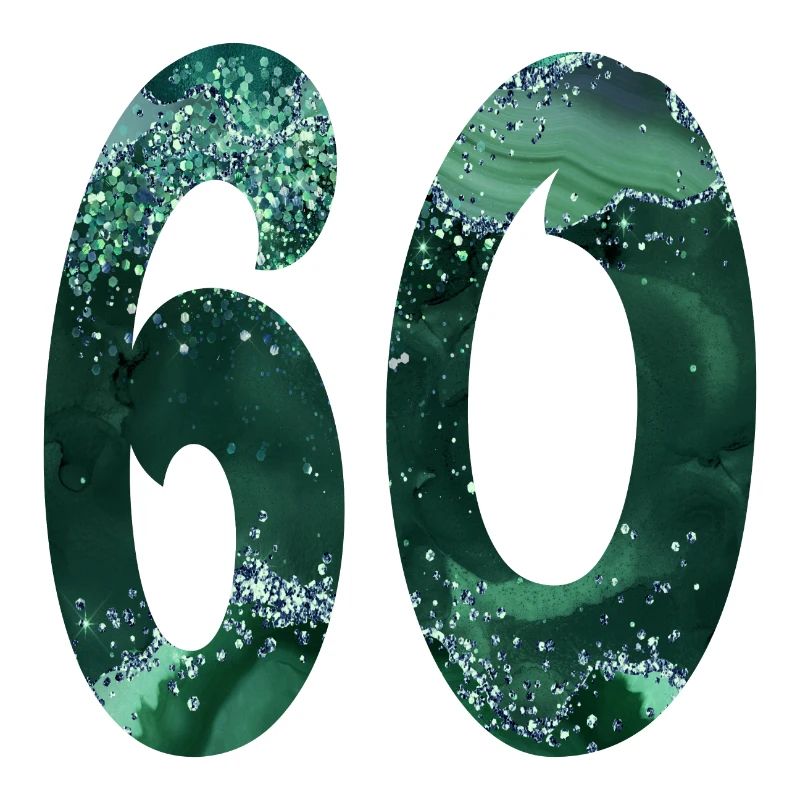 Number 60 - 60th Birthday