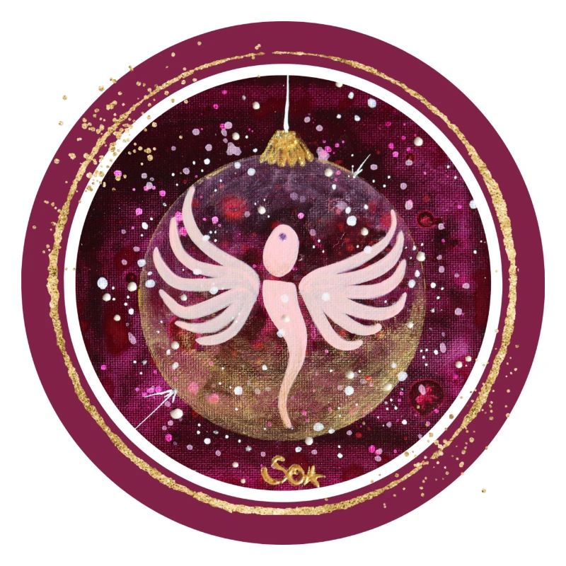 Weihnachtskugel Engel - Sonja Ariel von Staden