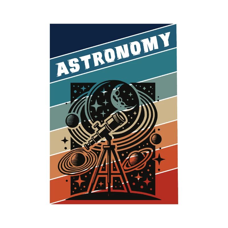 Style rétro astronomique