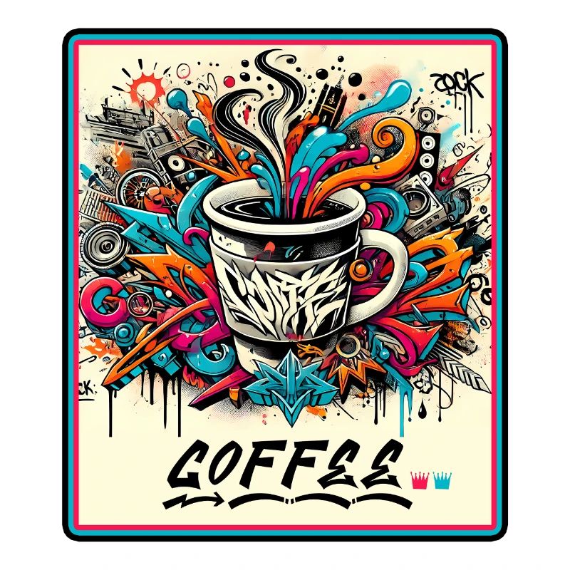Kaffee Graffiti Explosion