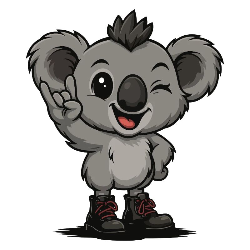 Koala Punk Hero