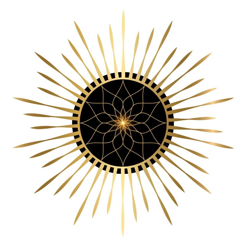 Strahlendes Mandala