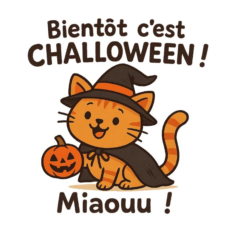 Magical and Fun Halloween Kitten