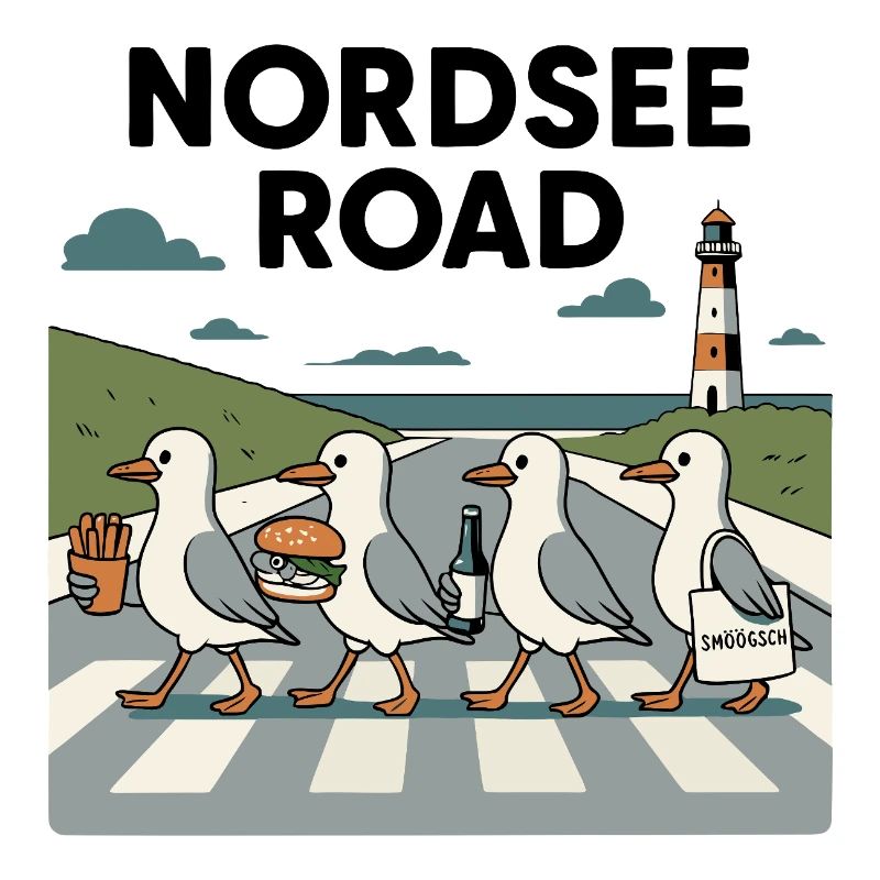 Nordseeroad Möwen