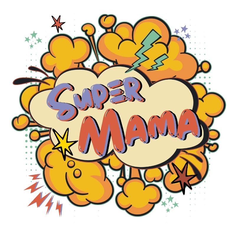 Super Mom Comic Explosion