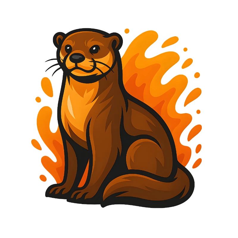 Flammender Otter