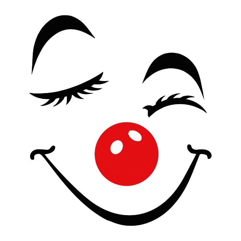 Carnaval du visage de clown joyeux Carnaval Carnaval