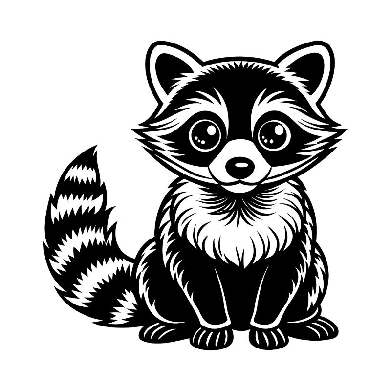 Bébé raton laveur