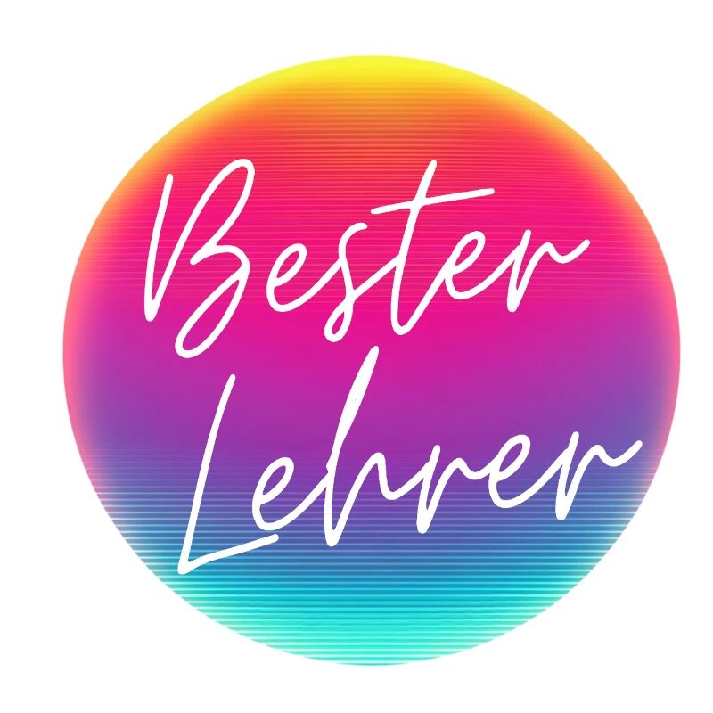 Best teachers! Neon circle customizable
