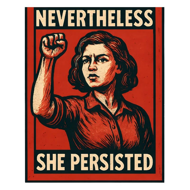 Dennoch Sie Hielt Durch Poster
