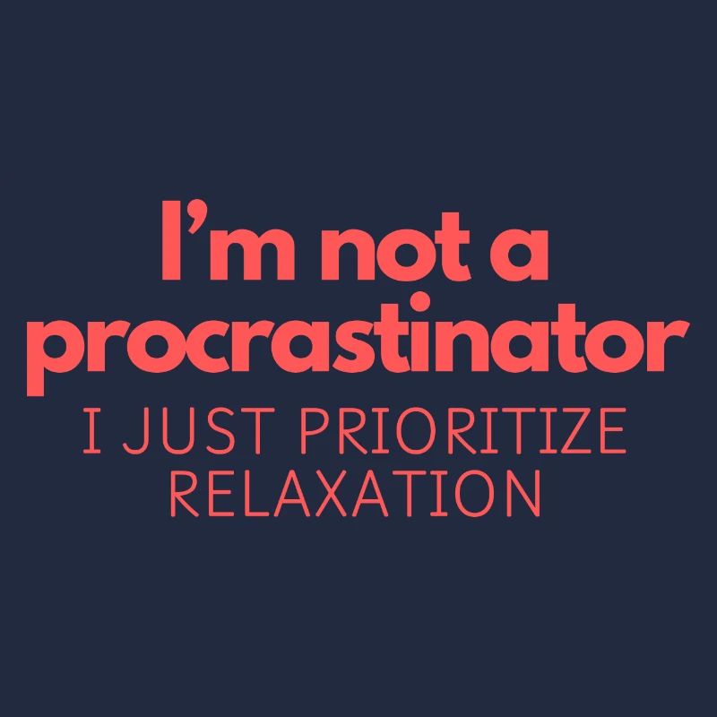 Je ne suis pas un procrastinateur