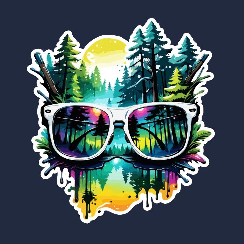 Lunettes de soleil / Reflection / Forest / Reflection