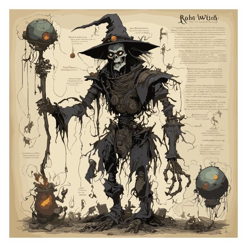 Manuel de la sorcière / grimoire / Halloween / automne