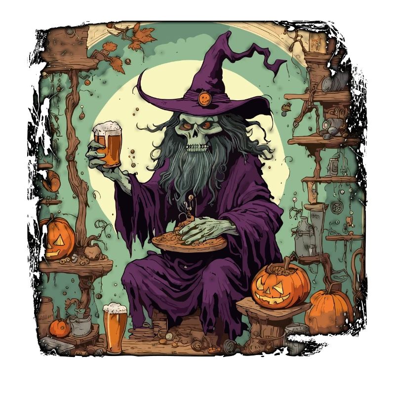 Manuel de la sorcière / grimoire / Halloween / automne