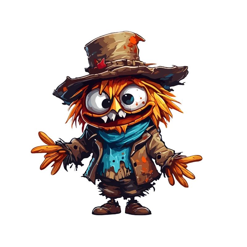 Vogelscheuche / Erntehelfer / Maisfeld / Feld