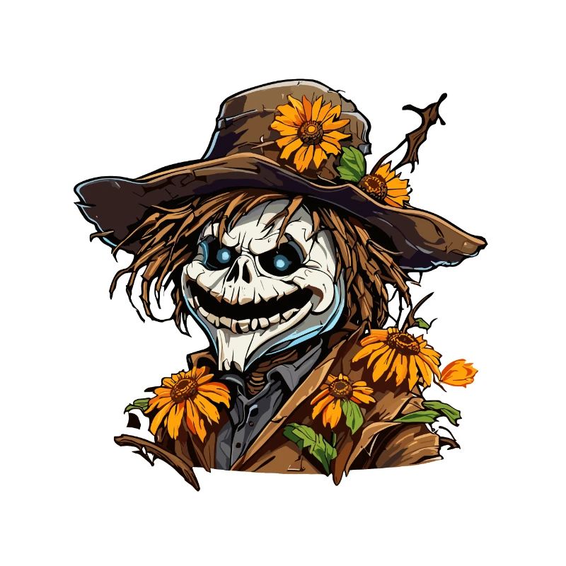 Vogelscheuche / Erntehelfer / Maisfeld / Feld