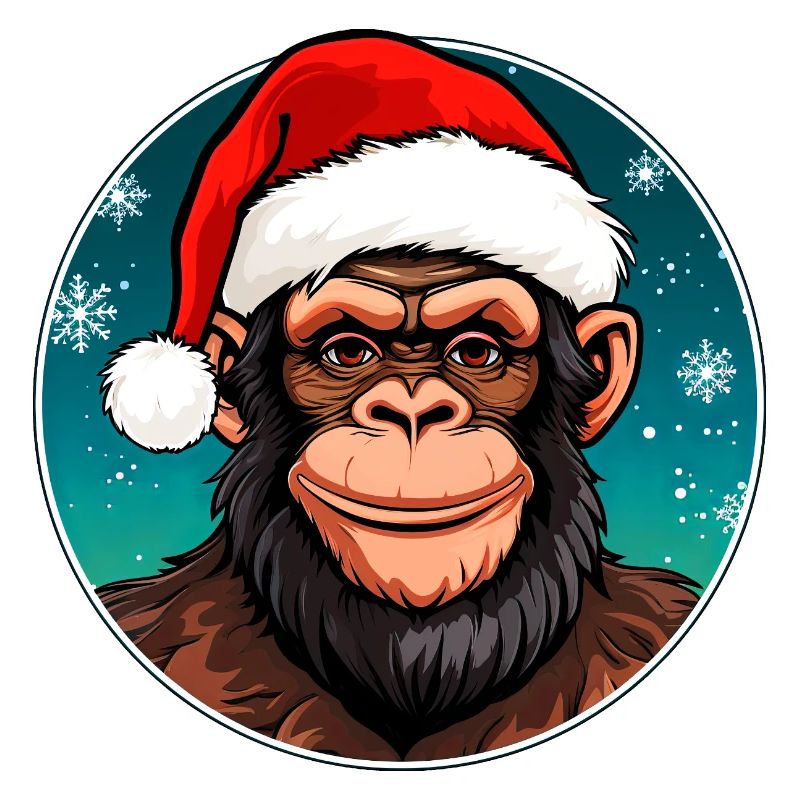 Chimpanzés de Noël