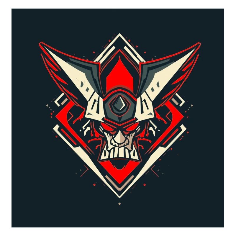 Schädel Warrior Emblem