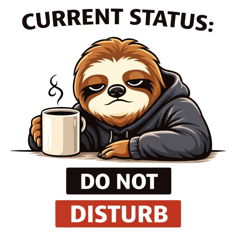 Sloth Do Not Disturb