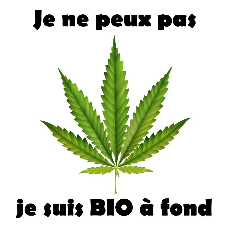 Stylized cannabis leaf for clothing