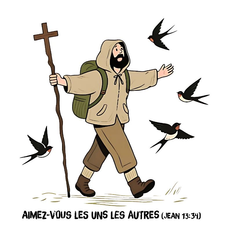 Pilger, liebt einander